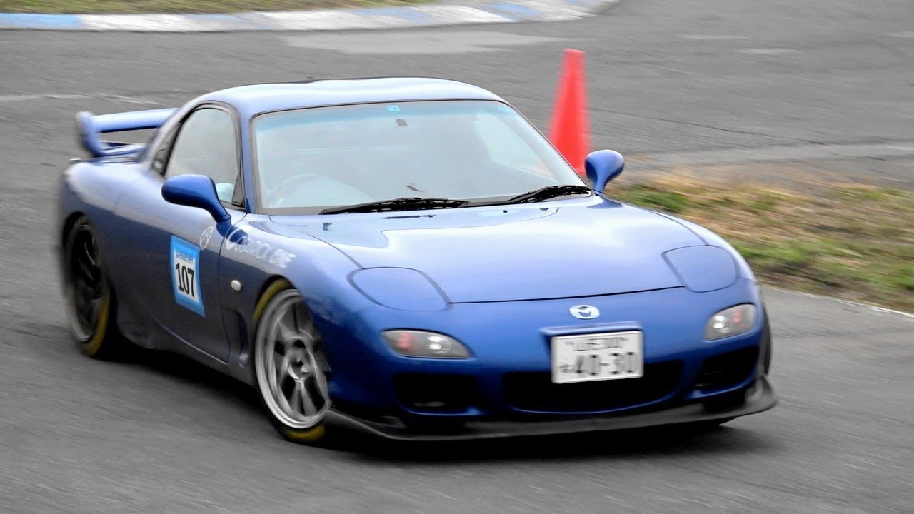 マツダRX7（FD3S）全開走行～桶川スポーツランド ジムカーナ2019 最終戦