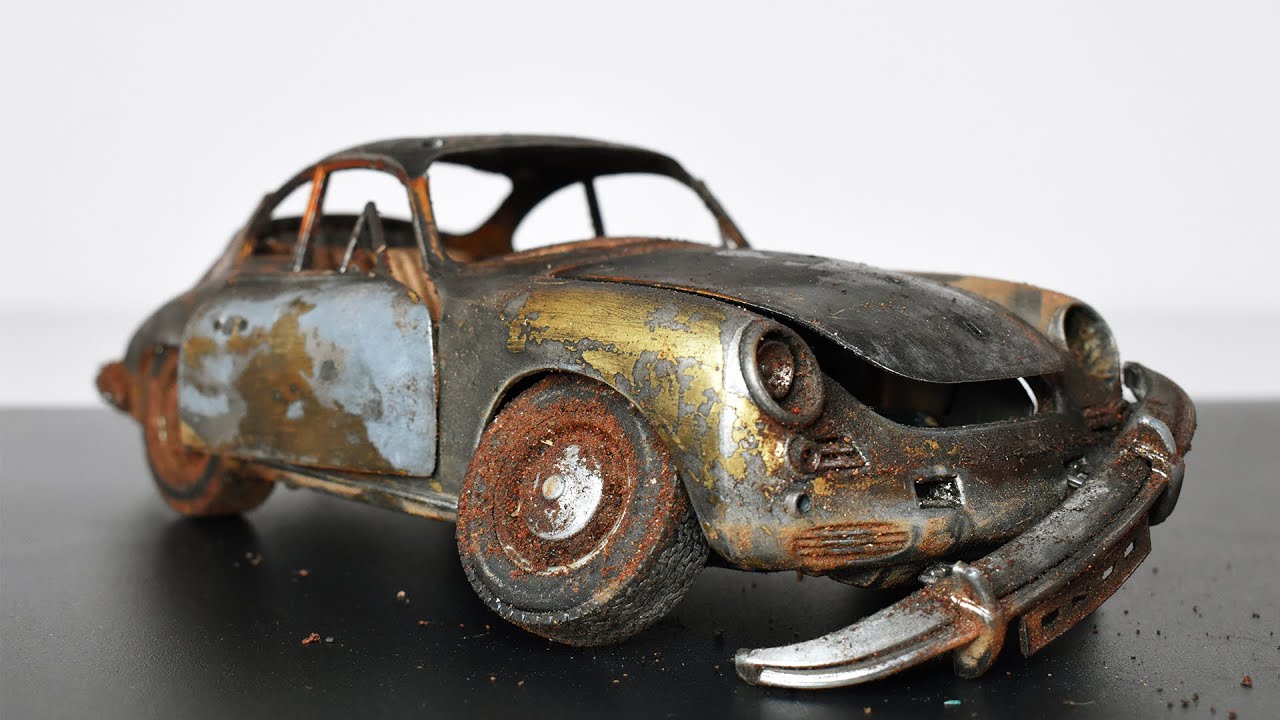 Restoration Abandoned Toy Car - Porsche 356