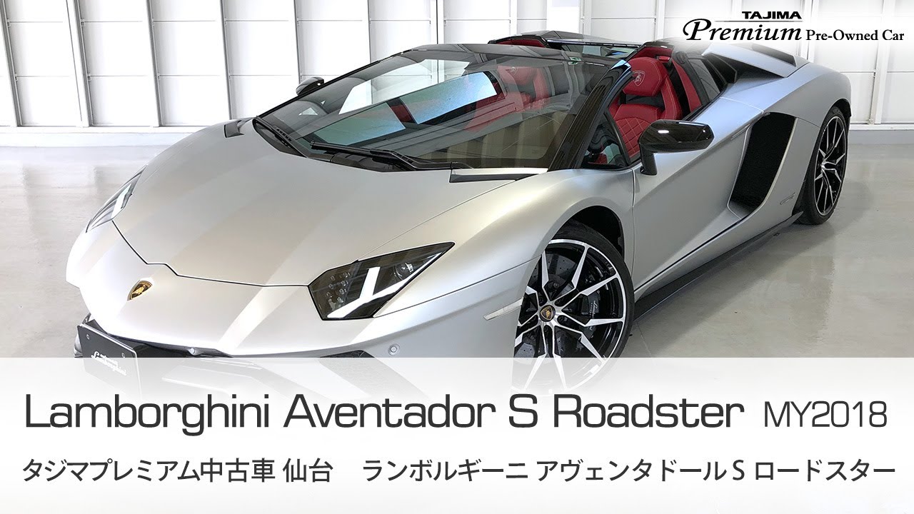 ランボルギーニ アヴェンタドール S ロードスター GRIGIO ANTARES  MY2018 タジマプレミアム 中古車  ＃スーパーカー