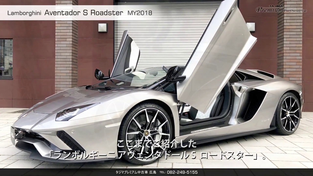 ランボルギーニ アヴェンタドール S ロードスター GRIGIO ANTARES  MY2018 タジマプレミアム 中古車  ＃スーパーカー