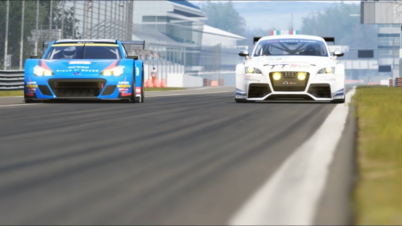 Subaru BRZ GT300 vs Audi TT RS ( VLN )  at Monza