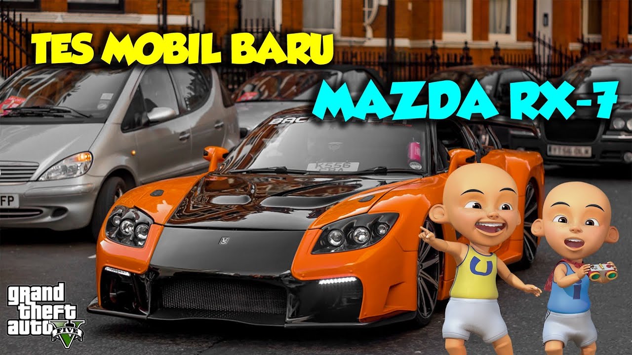 Sultan Upin tes Mobil Sport baru Mazda RX7 spesial Tokyo Drift - GTA V Upin Ipin Episode Terbaru 333