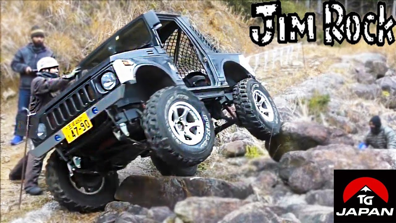 ダブルミッション ジムニー Suzuki Jimny on Double Transmission Rock Crawling on Dunlop MT2