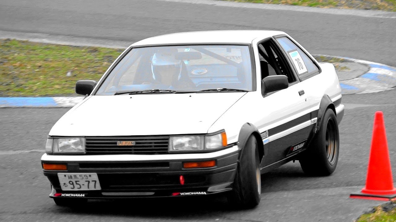 TOYOTA AE86レビン 全開走行～桶川スポーツランド ジムカーナ2019 最終戦