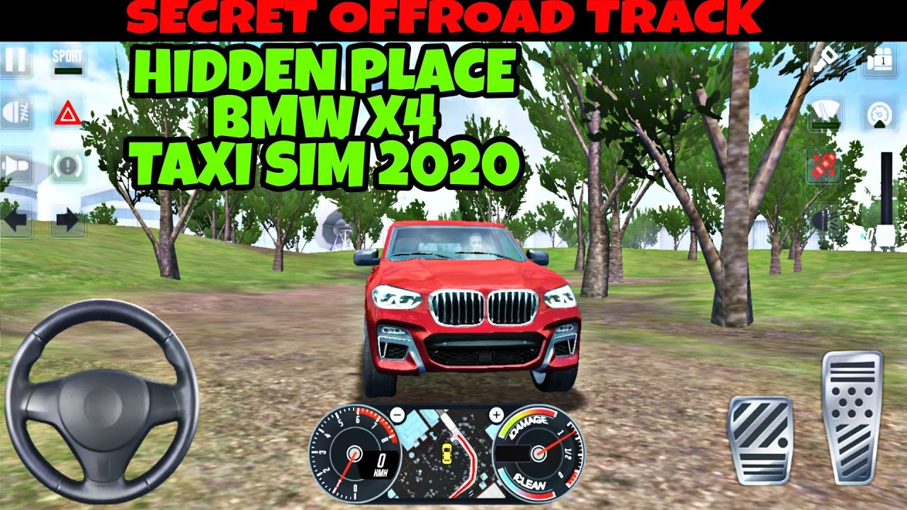 Taxi Sim 2020 || Offroading in BMW X4 HIDDEN PLACE FOUND GAMEPLAY FHD (ANDROID-IOS)