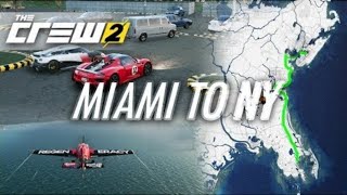 The Crew 2 | Miami to New York | Aston Martin Vanquish | Road Trip