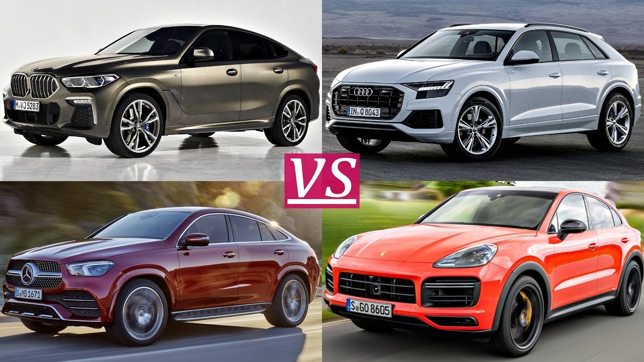 Top 5 Most Competitive Luxury SUVs Coupe! BMW X6 vs Cayenne Coupe vs Gle Coupe  vs Q8 vs Velar.