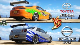 Toyota Supra RZ vs Nissan Skyline GTR R34 – Fast and Furious | Forza Horizon 4