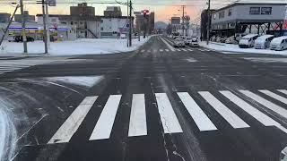 ドライブレコーダー風　札幌市東区丘珠町〜札幌大谷地流通センター　UD QUON