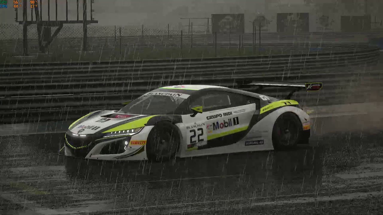 UNGARORING HONDA NSX GT3 RAIN