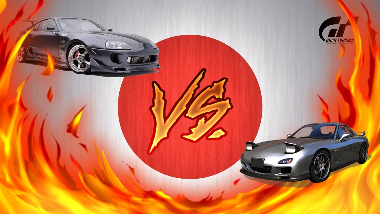 !Ultimate JAPAN DRAG RACE! Toyota Supra "97 Vs. Mazda RX-7 "02      /Gran Turismo Sport/