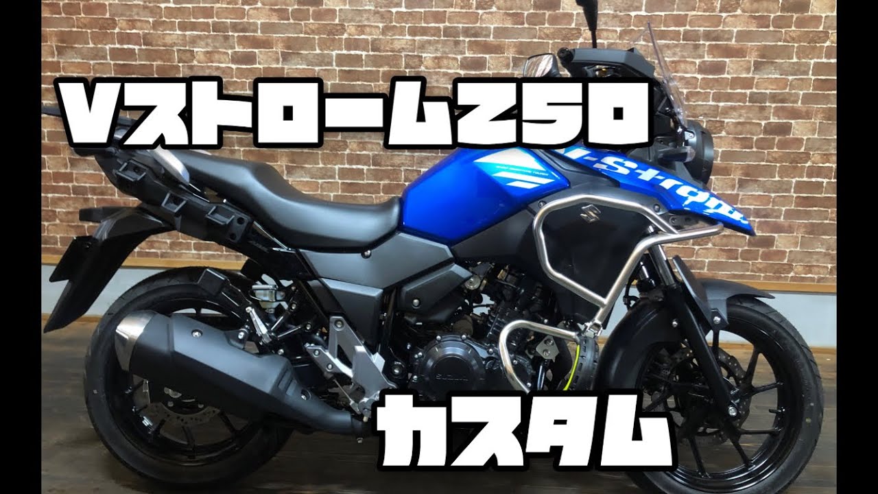 Vストローム250ABS カスタム車のご紹介です。