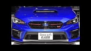 スバル 新型 WRX STI、EJ20エンジンがスゴイ！EJ20型水平対向エンジンの生産終了！