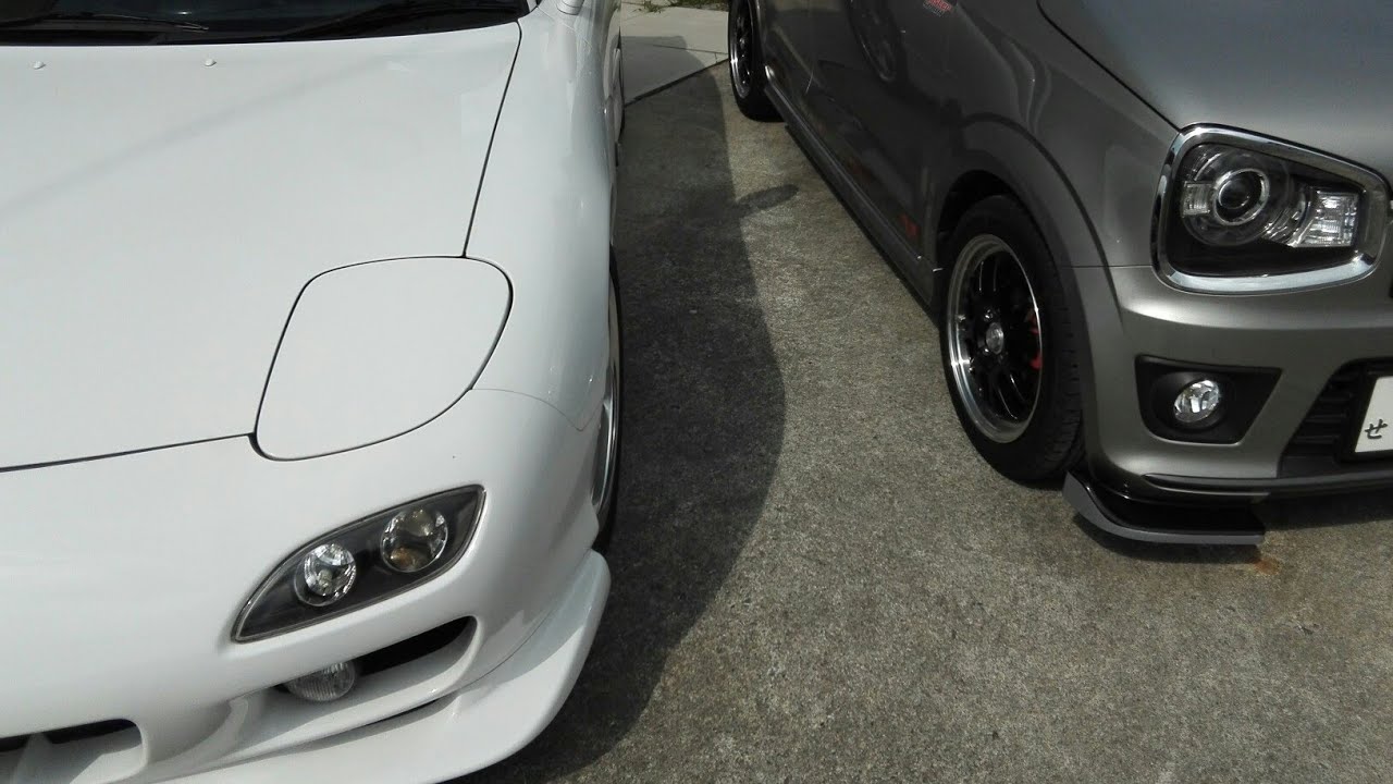 山猫の操作 W＆S編 晴れ シフト比較他　RX-7 FD3S アルトワークス HA36S