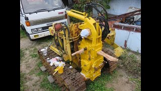 ヤンマードーザーショベル⑫（YANMAR　DOZERSHOVEL⑫）トランスミッションを塗装　Painted transmission