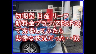 【悲惨】初期型リーフでZESP3の10分充電を事前体験してみた。【EV Life#75】