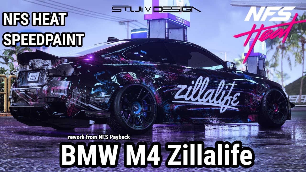 ZILLALIFE BMW M4 (+Convertible) – Need for Speed Heat Design / Speedpaint
