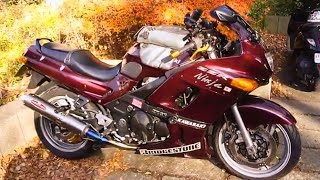 ZZR400 ツーリング【砧公園の紅葉🍁】砧公園バイク駐車場