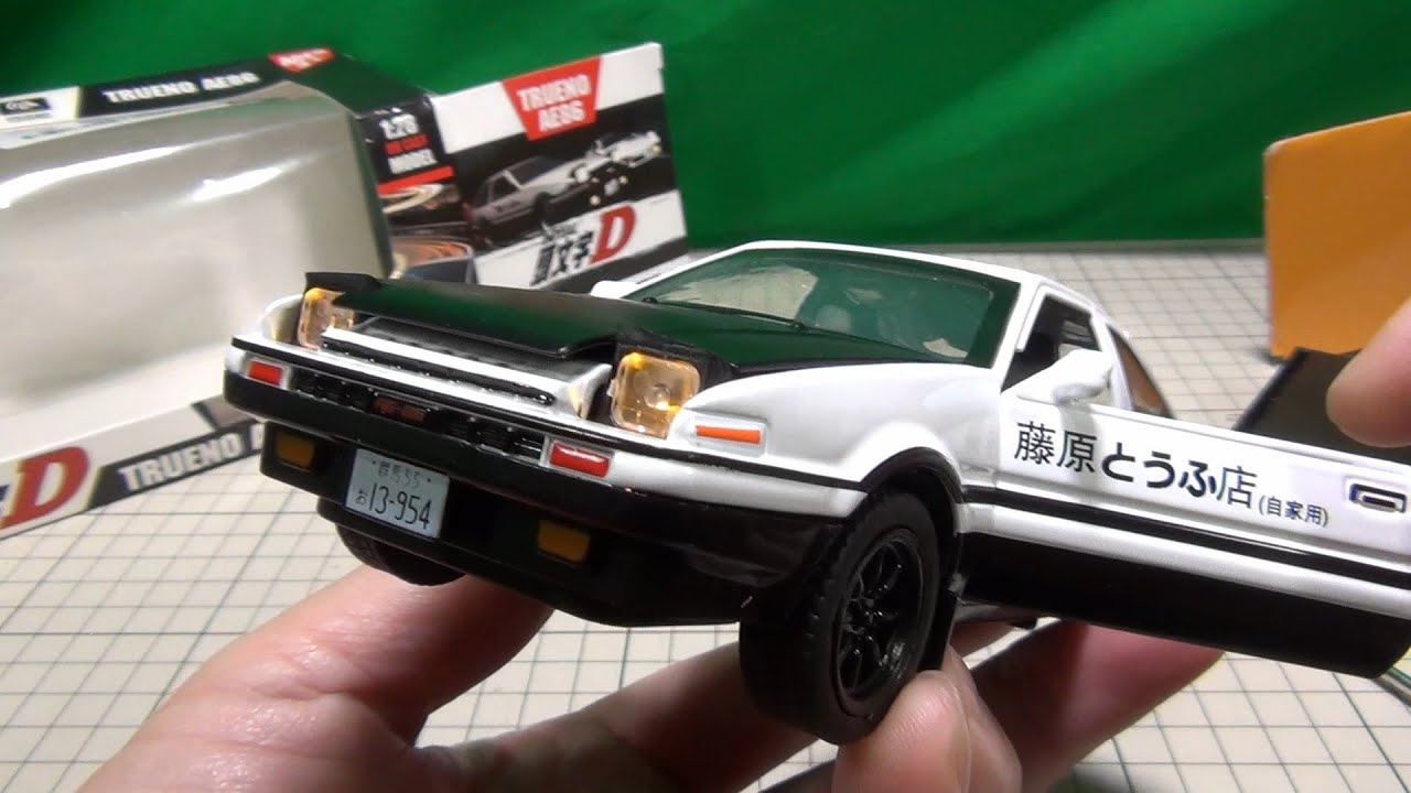 eBayで購入した頭文字Dのトヨタ・スプリンタートレノ・AE86型、音がでる！光る！