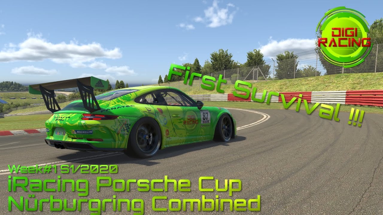 iRacing Porsche Cup [Week #1][S1/2020] Nürburgring Nordschleife Combined