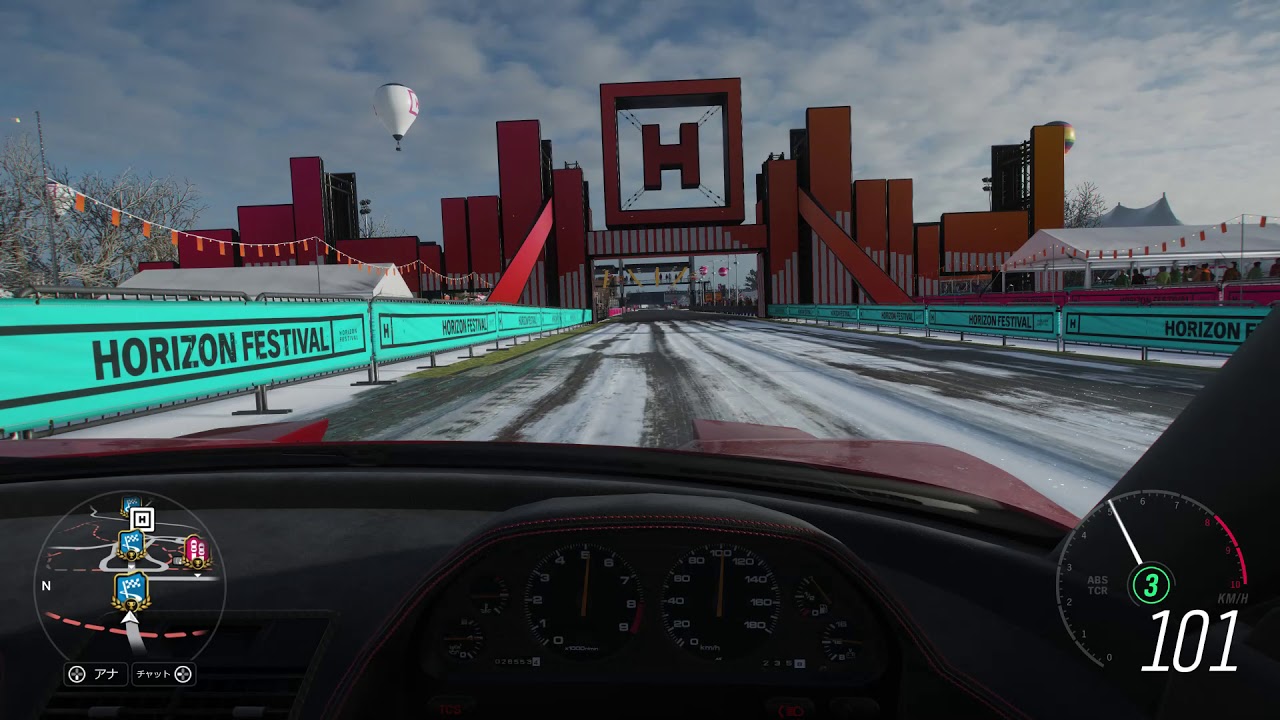 nsx honda snow road game pad play Forza Horizon 4