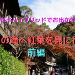 オデッセイハイブリッドでお出かけ!箕面の滝に紅葉を見に行く