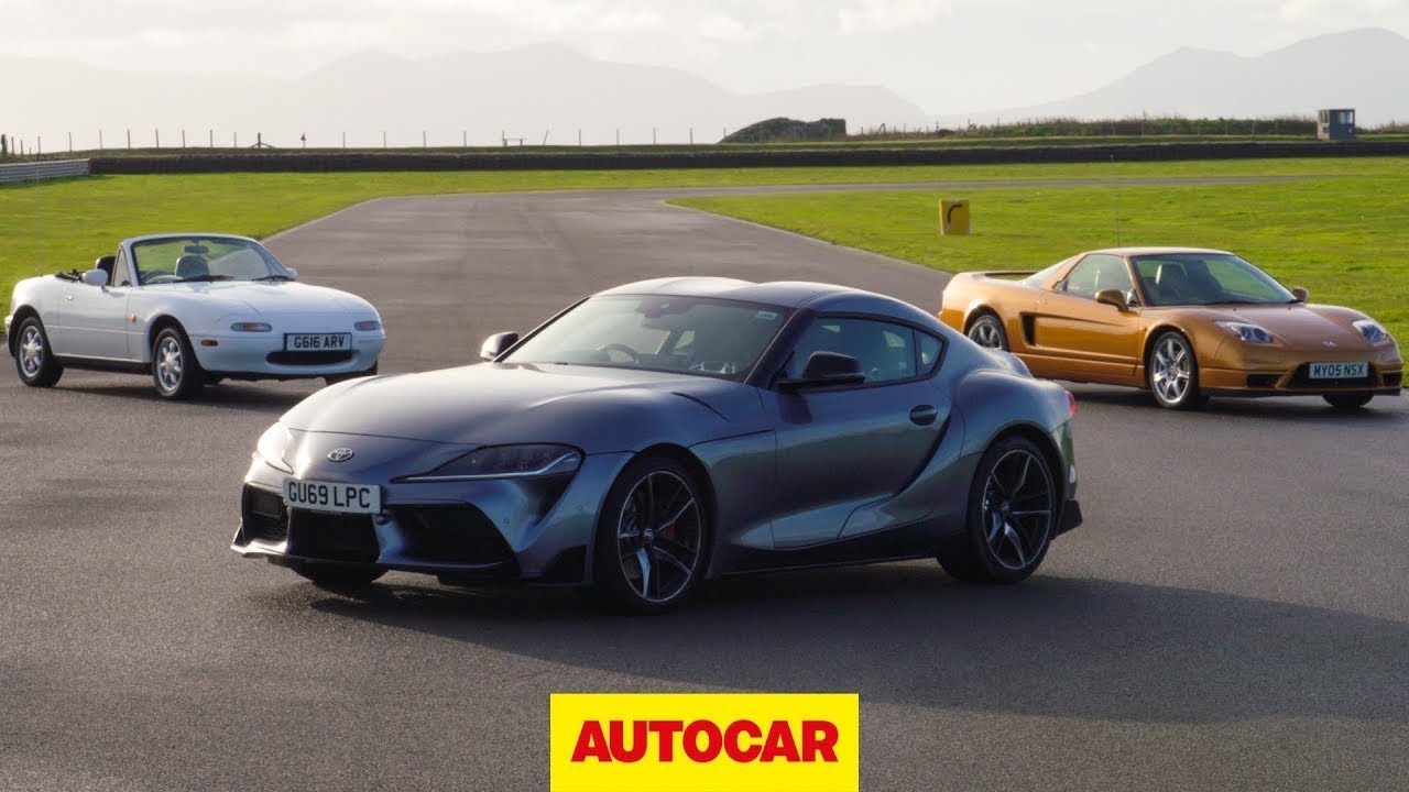 比較試乗　トヨタ・スープラ vs ホンダNSX vs マツダMX-5　最高の国産スポーツは　字幕付き動画　AUTOCAR JAPAN