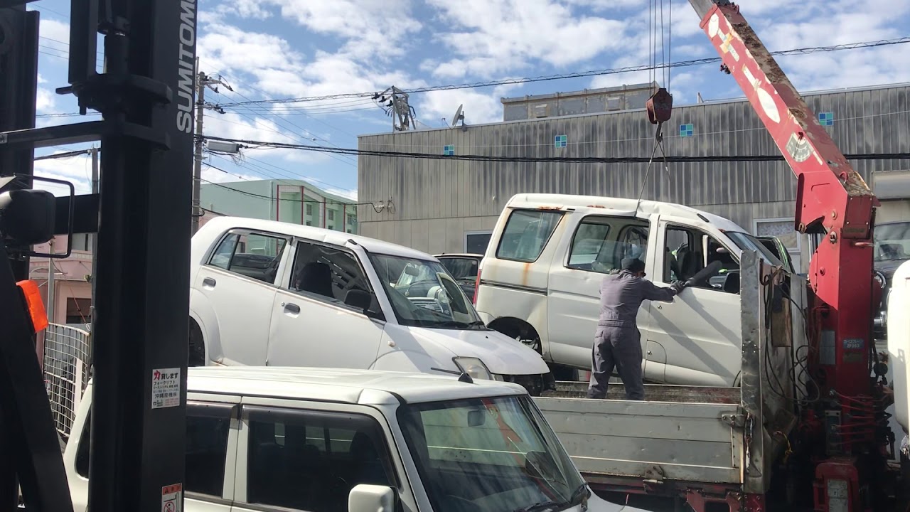 ハイゼット 沖縄 廃車買取 we buy junk car どんな車でも買取ります