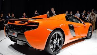 0-100kmh加速を3.0秒!「McLaren 650S Spider」をワールドプレミア