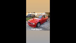 2000 BMW E39 M5 available for purchase.