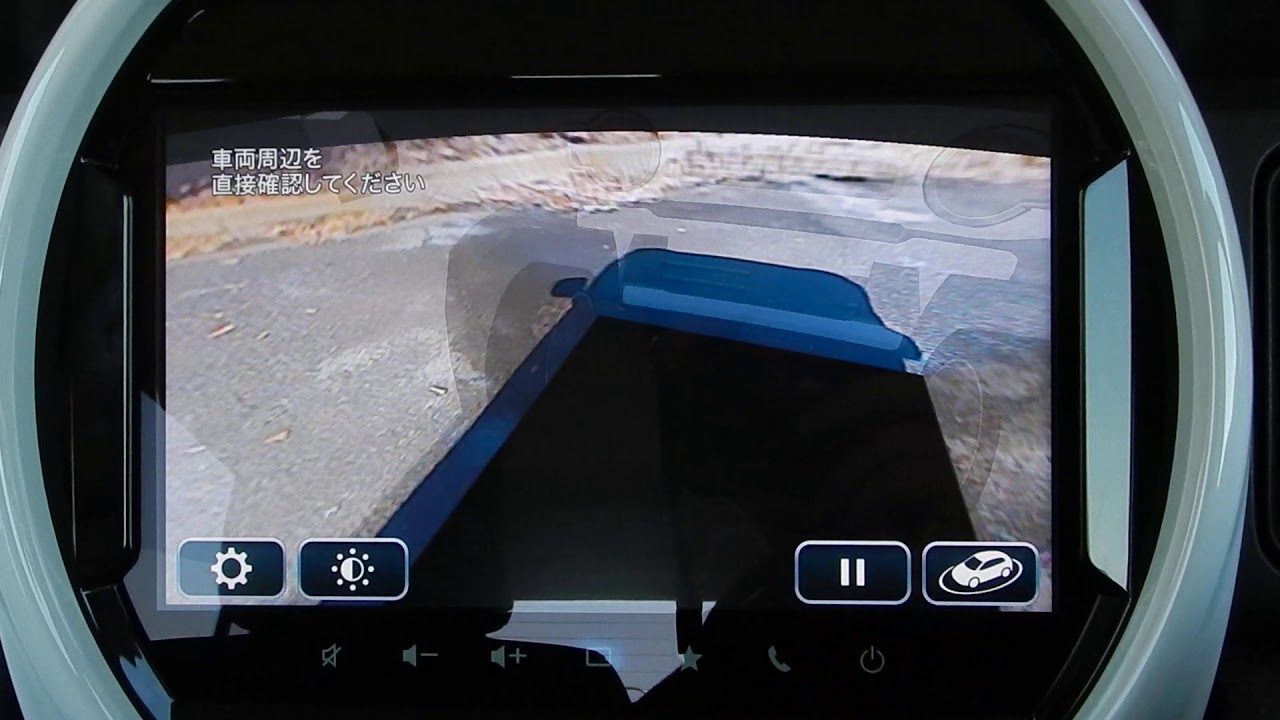 【　200129＿ハスラー試乗会　】スズキの軽自動車「ハスラー」に搭載された「全方位モニター」による「3Dビュー」を24秒でご紹介します！