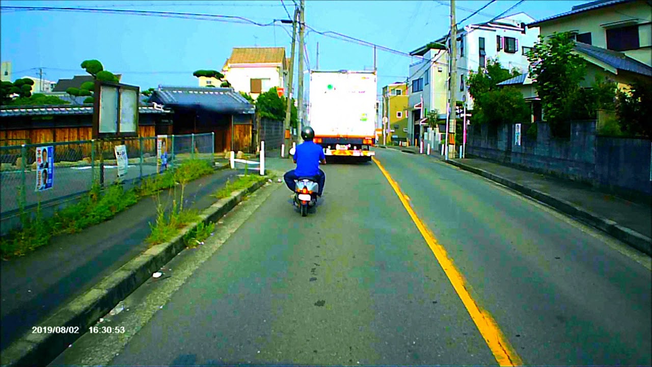 ドライブレコーダーは見ていた!! ⓬ バイクのあるある 2019 08 02