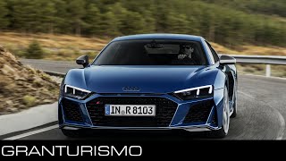 2019 Audi R8 Performance Quattro Coupe (Facelift) – Ascari Blue – Driving Scenes – GRANTURISMO