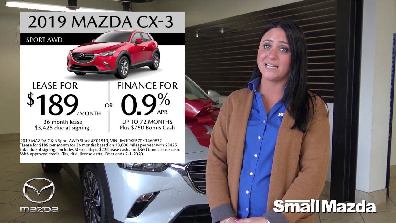 2019 Mazda CX-3 Sport AWD Lease or Finance Offer