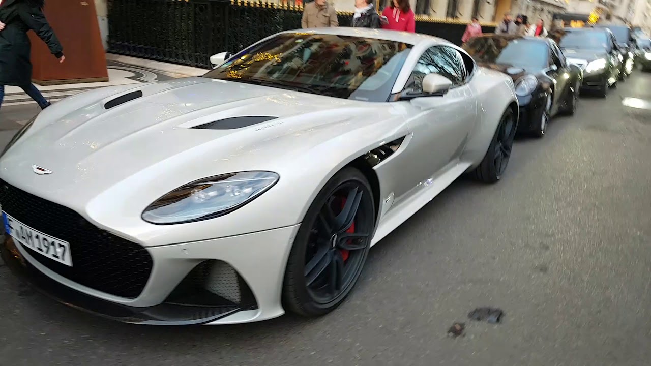 2019 aston martin dbs superlegerra 715 HP in PAris France