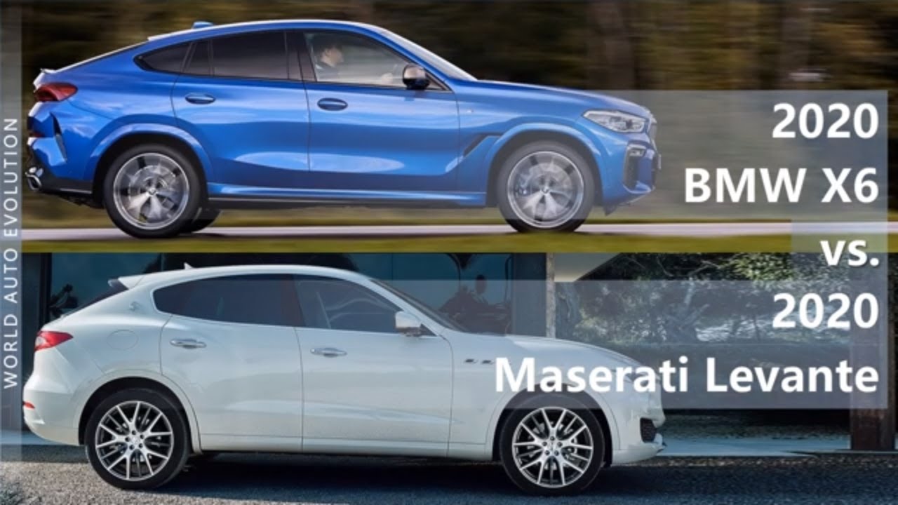 2020 BMW X6 vs 2020 Maserati Levante (technical comparison)