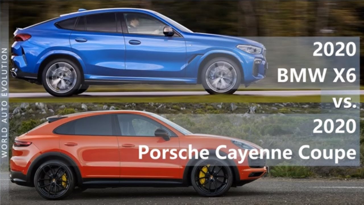 2020 BMW X6 vs 2020 Porsche Cayenne Coupe (technical comparison)