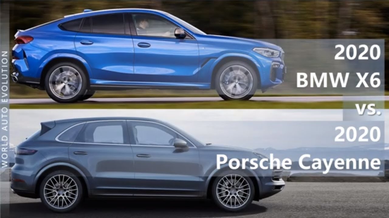 2020 BMW X6 vs 2020 Porsche Cayenne (technical comparison)