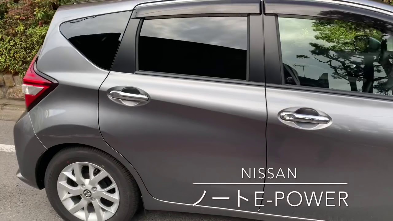 【2020,1,24】NISSANノートeパワー　信号スタートダッシュで他の車を置いてけぼり。恐るべし電気自動車のちから、エンジンは発電機専用⁉️