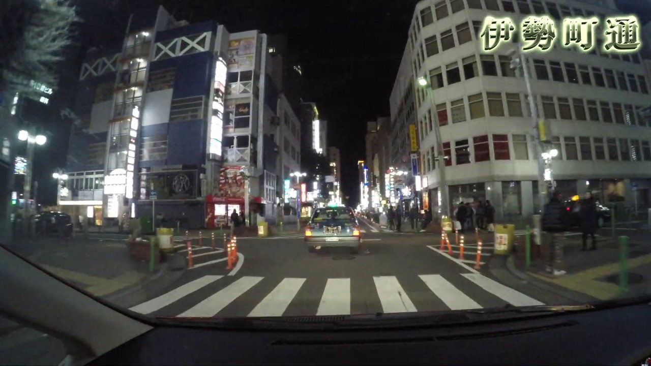 4K 名古屋/栄の繁華街 〜夜のドライブ〜