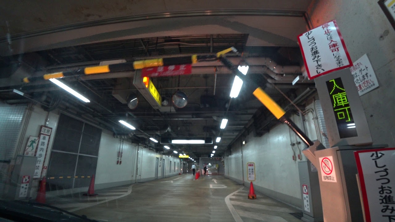 【4K】タイムズ大阪市谷町 機械式地下駐車場