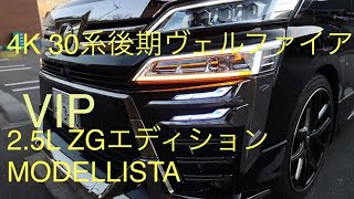4K NEW /TOYOTA VELLFIRE 2019/30系後期 ヴェルファイア2.5L ZGエディション路上でどのように見えるかPOSEIDÓN ポセイドンit's powerful body