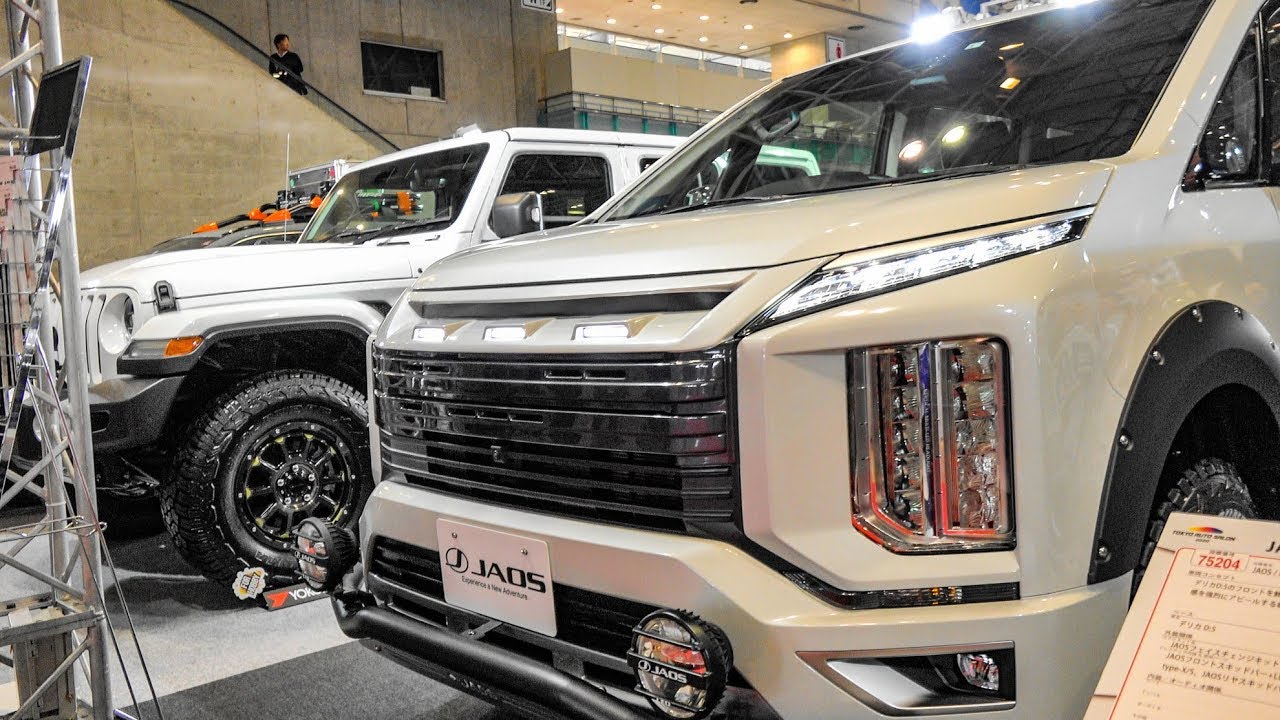 (4K)JAOS MITSUBISHI DELICA D5 2020 ジャオス デリカD5 フェイスチェンジキット – TOKYO AUTO SALON 2020