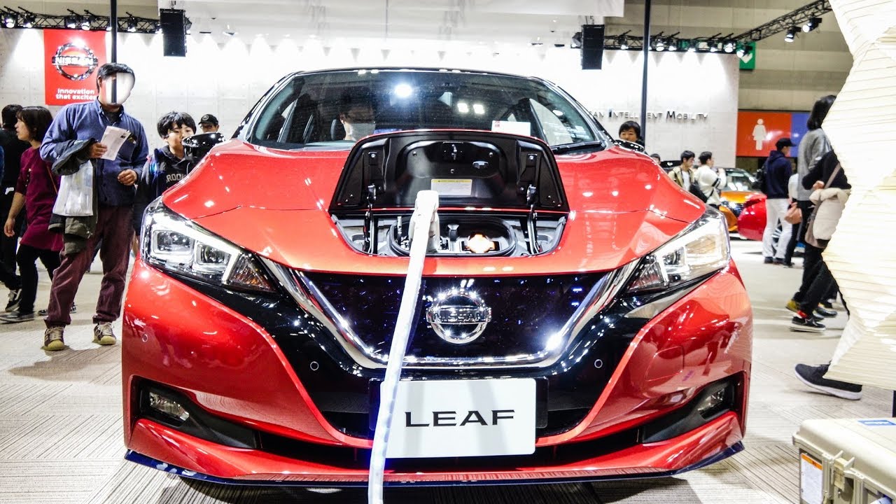 (4K)NISSAN LEAF EV 2020 日産 リーフ 電気自動車 – NAGOYA MOTOR SHOW 2019