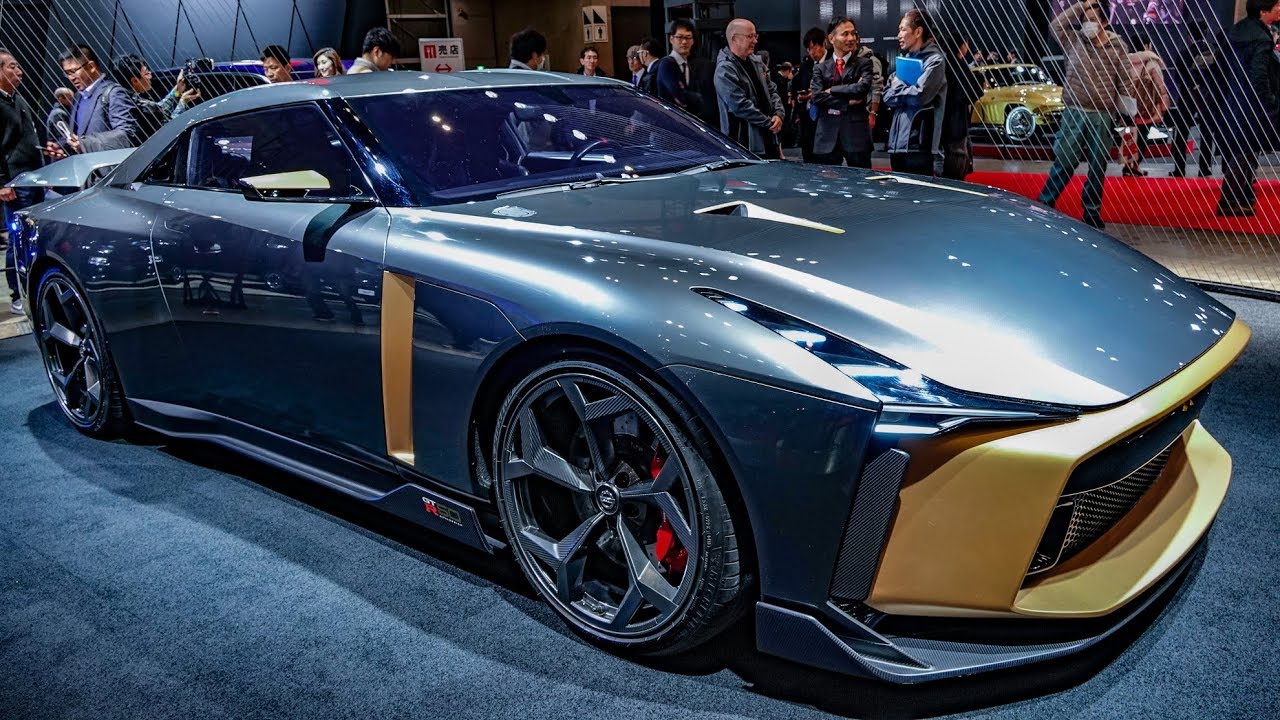 (4K)Nissan GT-R50 by Italdesign 日産GT-R50 by イタルデザイン 1億円の限定車 – TOKYO AUTO SALON 2020