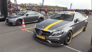 745HP RENNTech Mercedes AMG C63s vs 650HP Decatted Audi TT-RS 8S