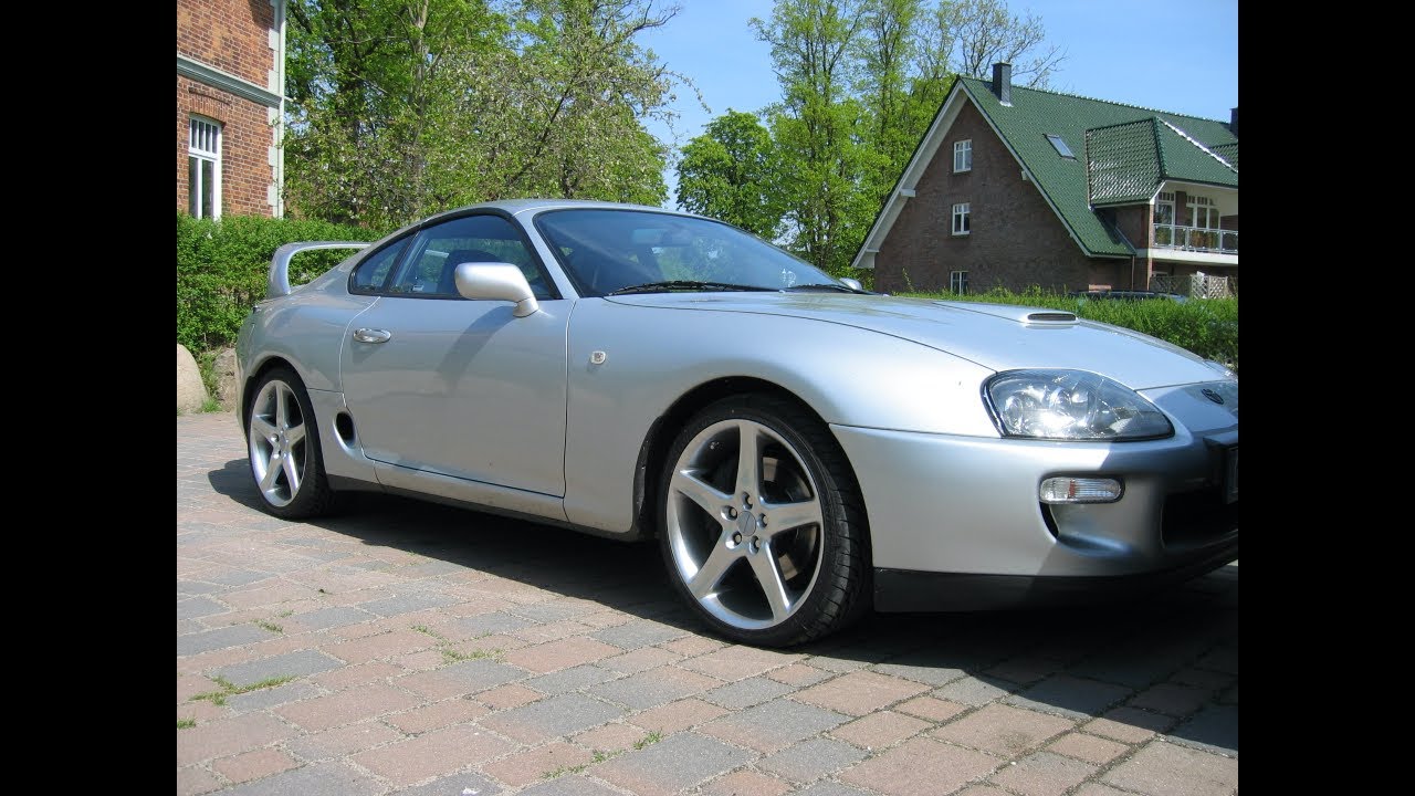 94 Toyota Supra MK IV Automatic 270 km/h on German Autobahn