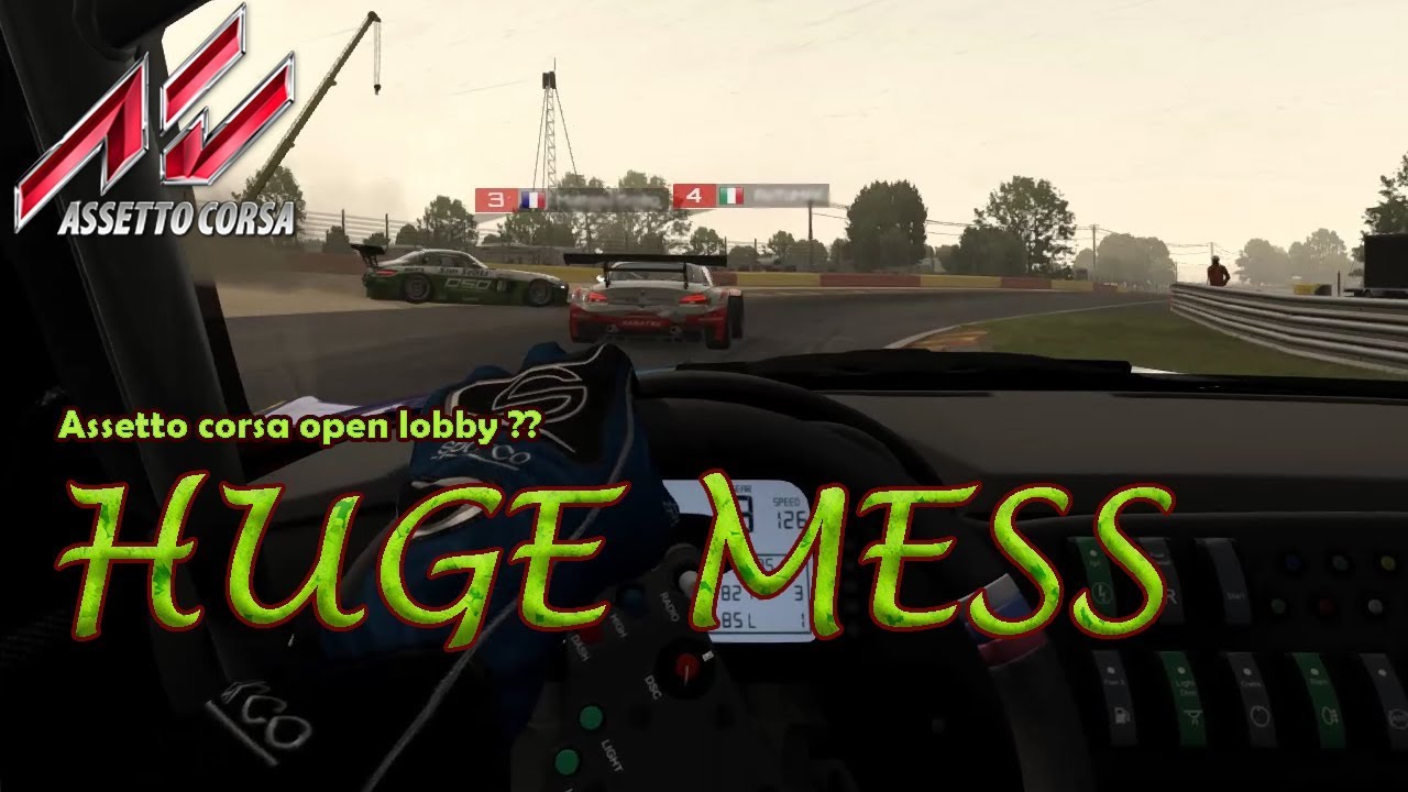 ASSETTO CORSA OPEN LOBBY PIT START TO FIRST IN 4LAPS BMW Z4 GT3 AT SPA