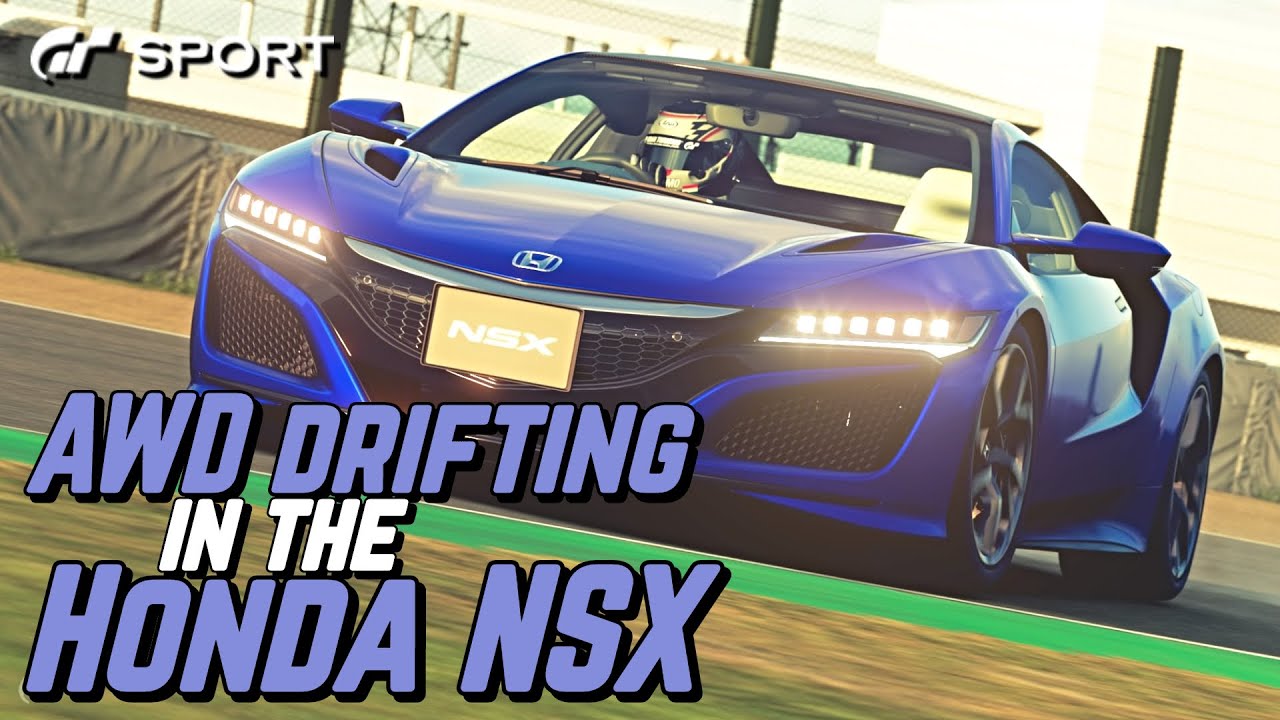 AWD DRIFTING in the Honda NSX