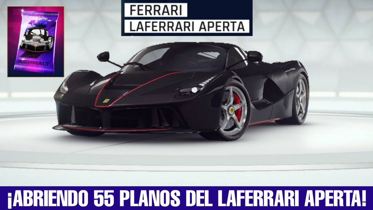 Abro 55 sobres del LAFERRARI APERTA | Asphalt 9 Legends